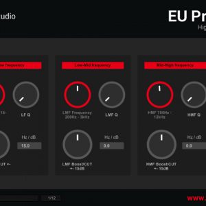 EU ProMixEQ-10A VST Freeware mixing equalizer